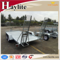 Full Hop dip galvanized tandem car trailer factory